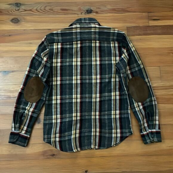 Pendleton Weston Pawpine Black Plaid Wool Button Up Shirt Mens Size Small - Picture 5 of 11